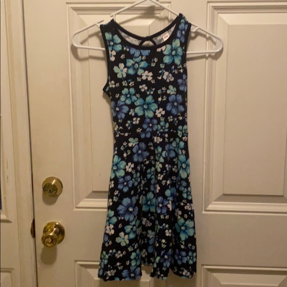 Blue flower dress